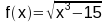 f(x) = sqrt(x^3-15)